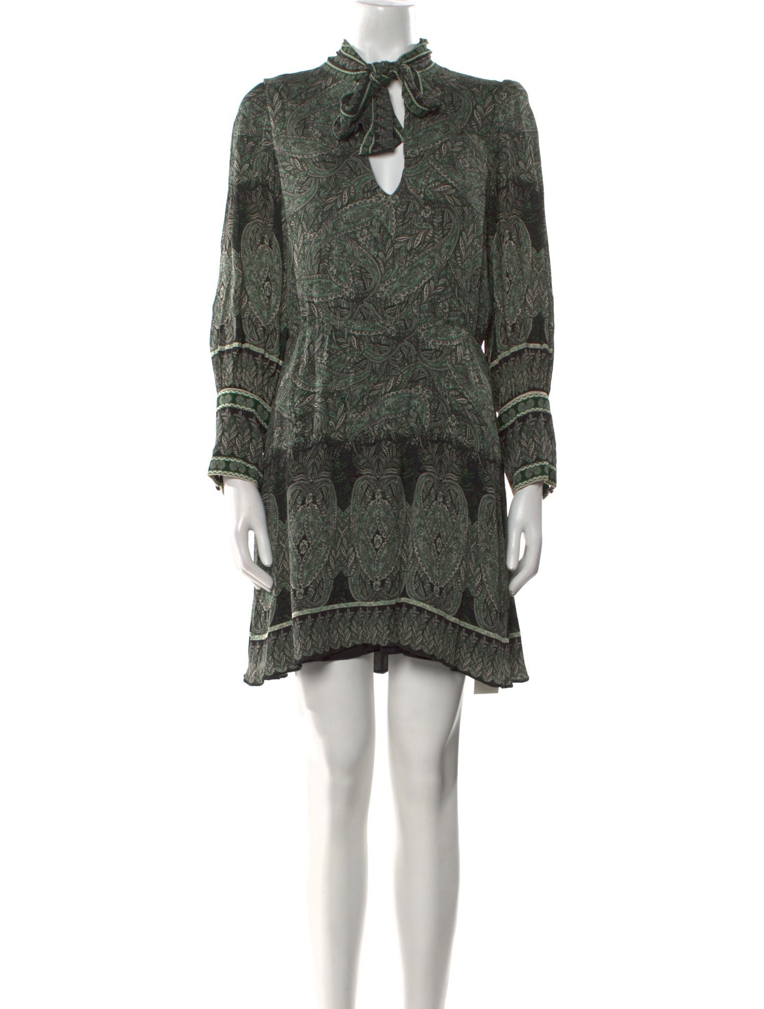 Alice + Olivia Paisley Print Mini Dress