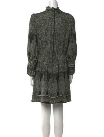 Alice + Olivia Paisley Print Mini Dress