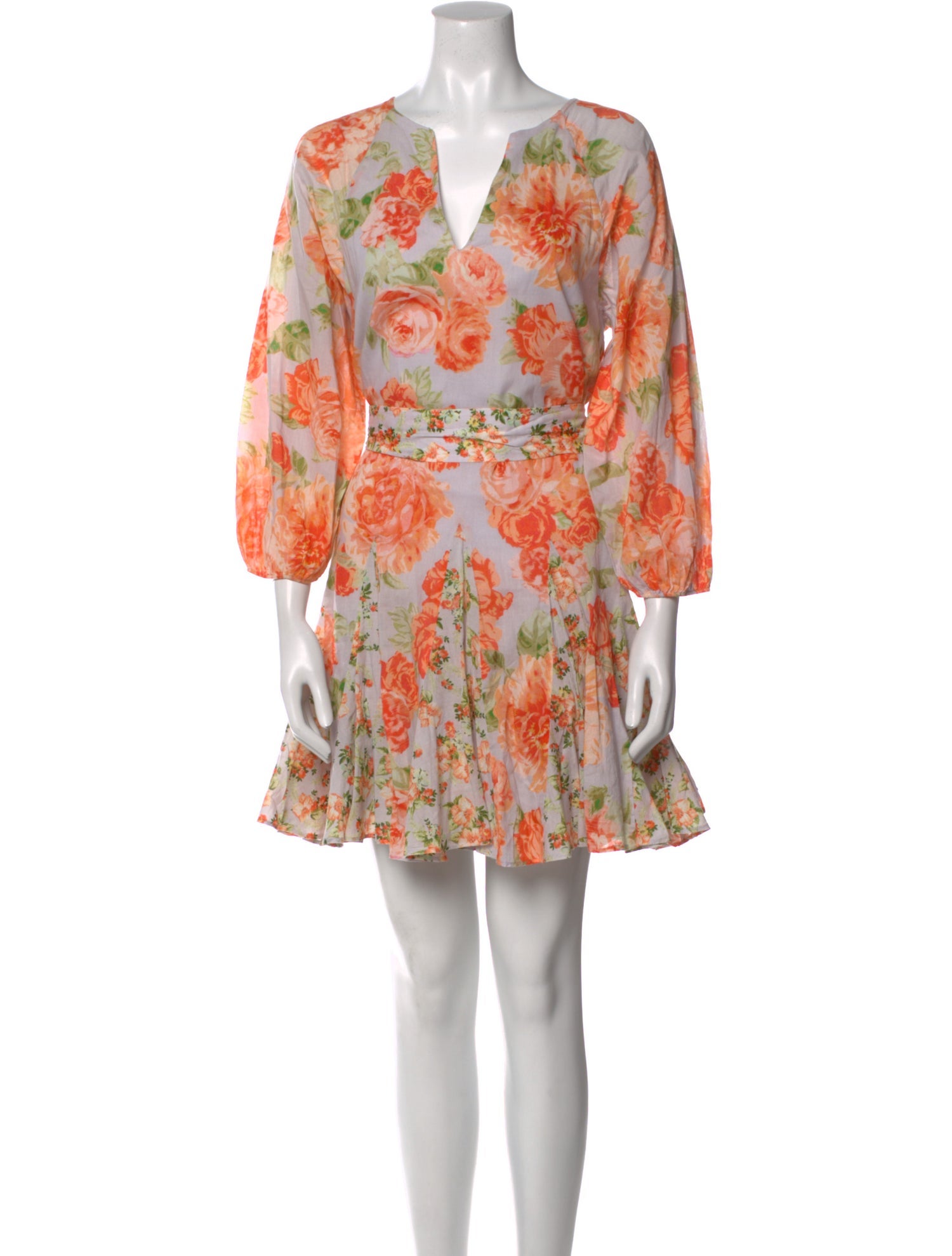 Alice + Olivia Floral Print Mini Dress