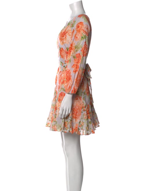 Alice + Olivia Floral Print Mini Dress