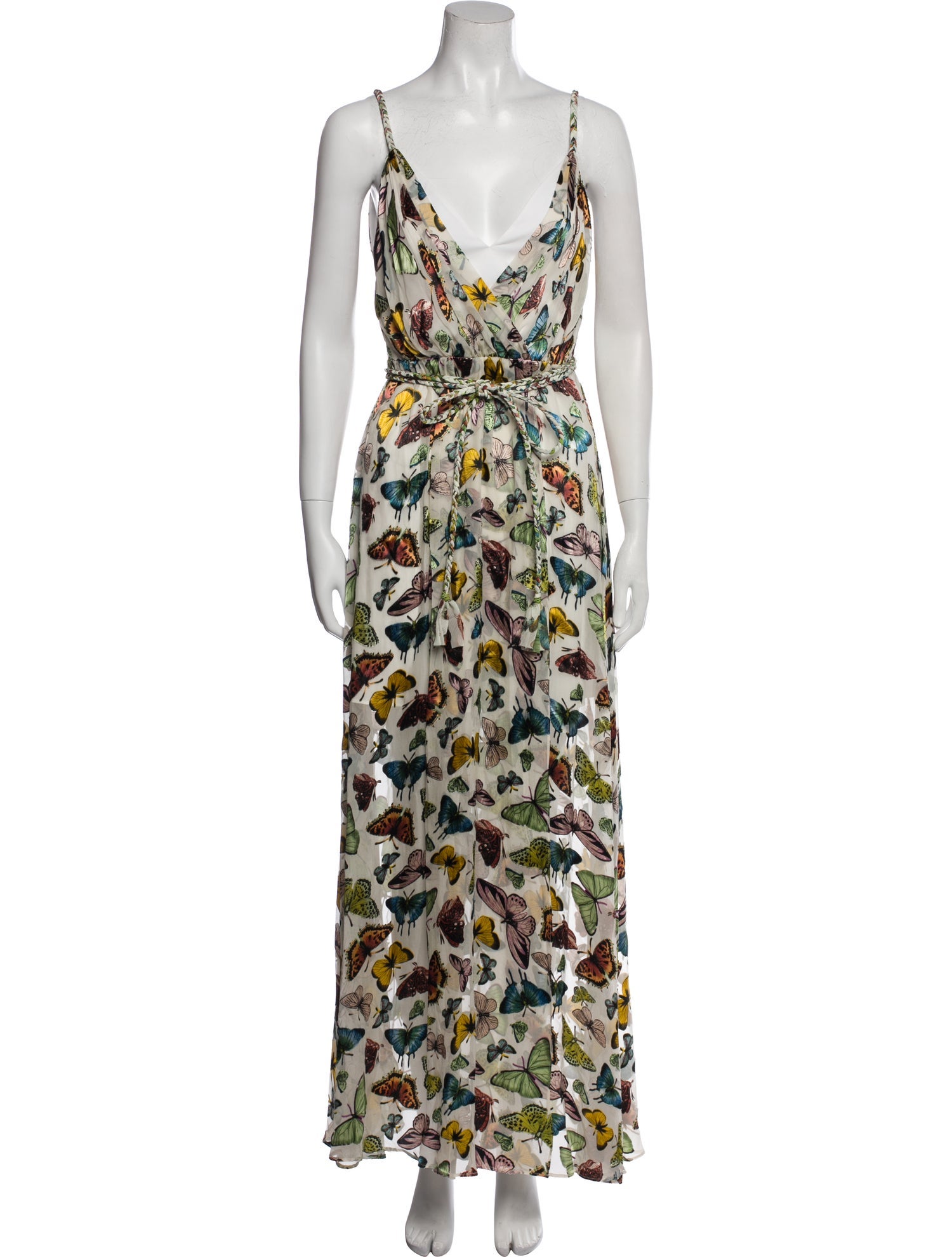Alice + Olivia Printed Long Dress