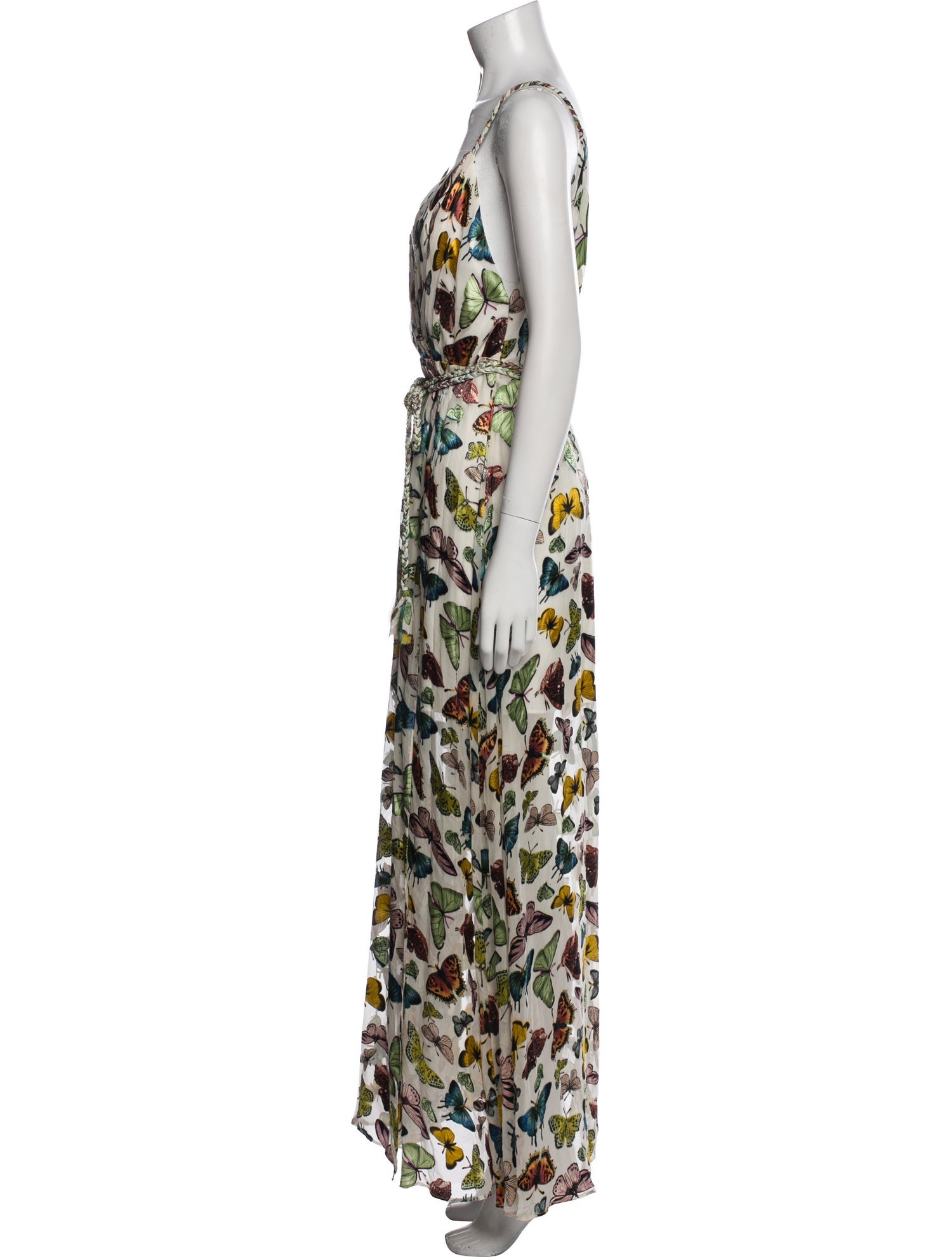 Alice + Olivia Printed Long Dress