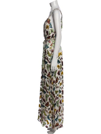 Alice + Olivia Printed Long Dress