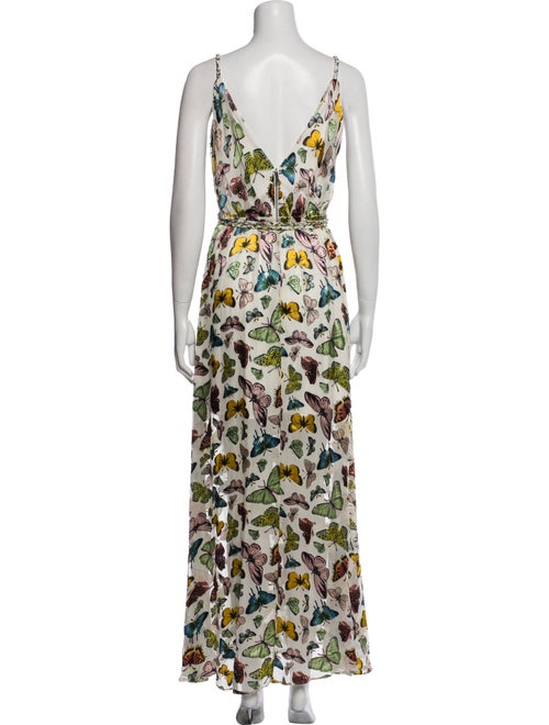Alice + Olivia Printed Long Dress