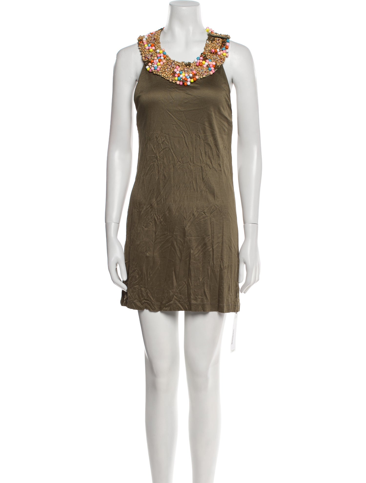 Alice + Olivia Scoop Neck Mini Dress