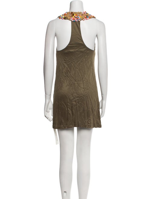 Alice + Olivia Scoop Neck Mini Dress