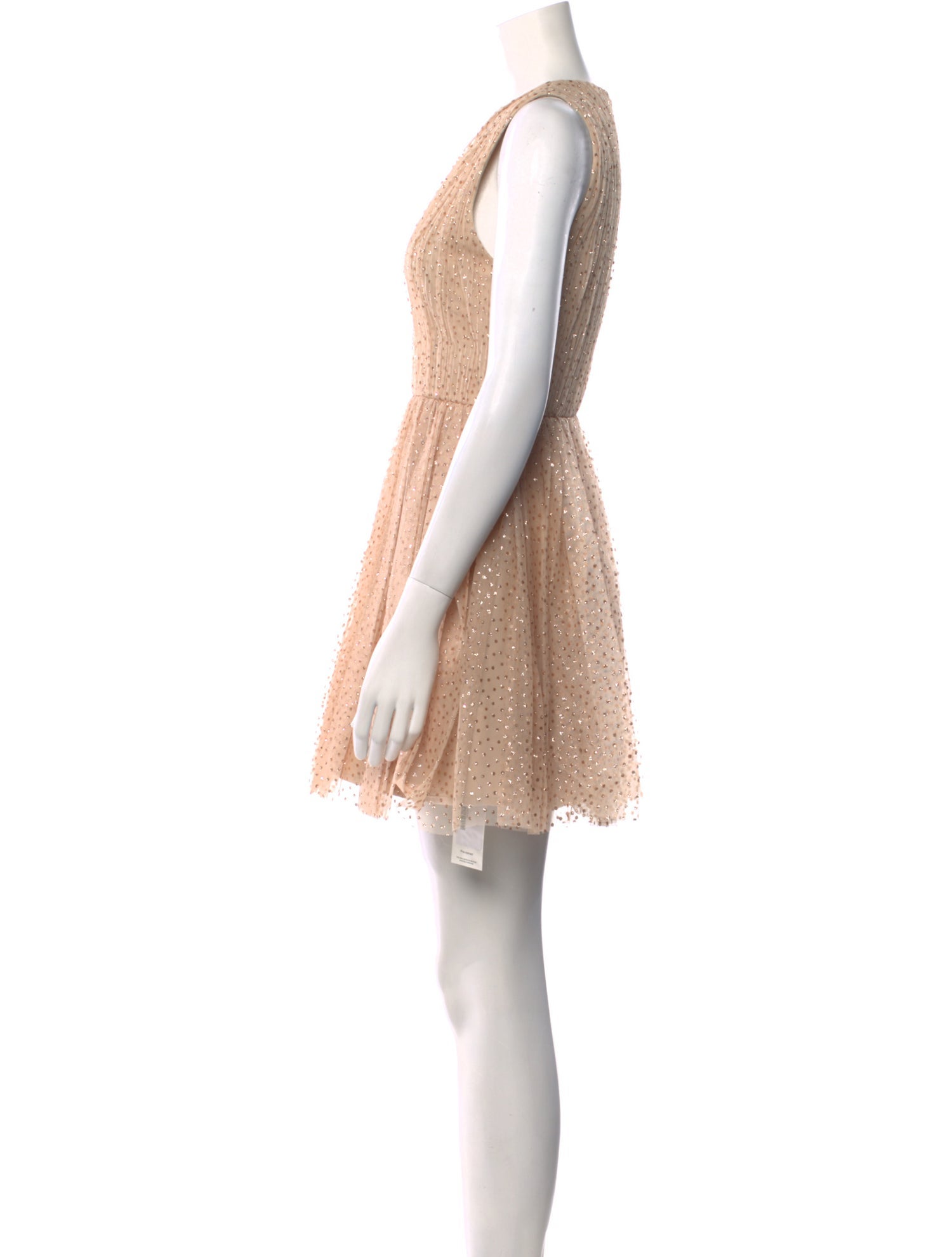 Alice + Olivia V-Neck Mini Dress