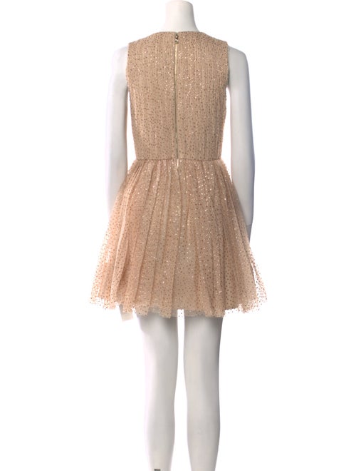 Alice + Olivia V-Neck Mini Dress