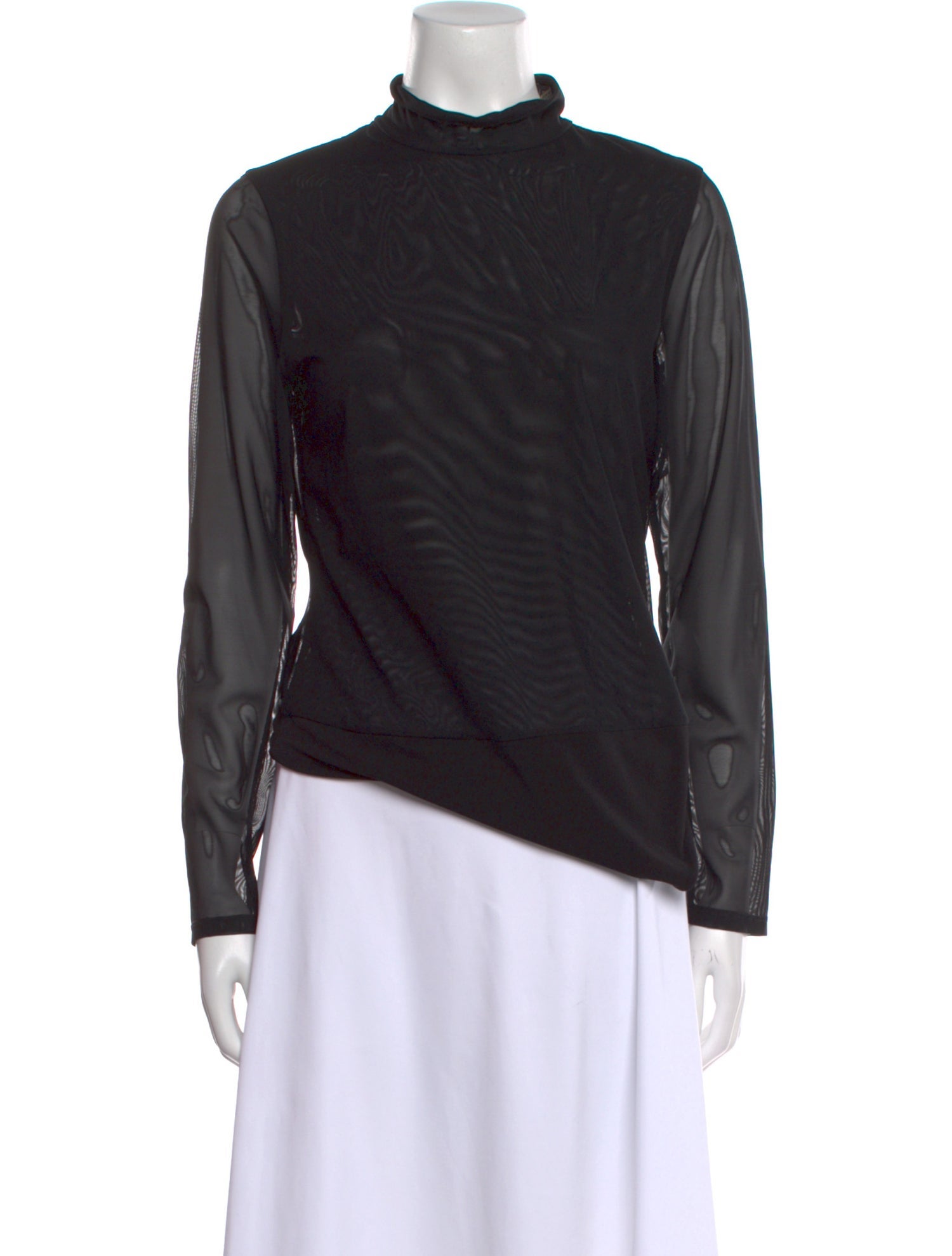 Alice + Olivia Nylon Mock Neck Sweatshirt