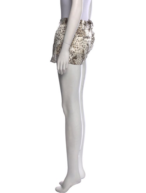 Alice + Olivia Silk Mini Shorts