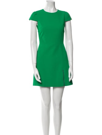 Alice + Olivia Crew Neck Mini Dress