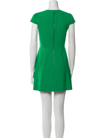 Alice + Olivia Crew Neck Mini Dress