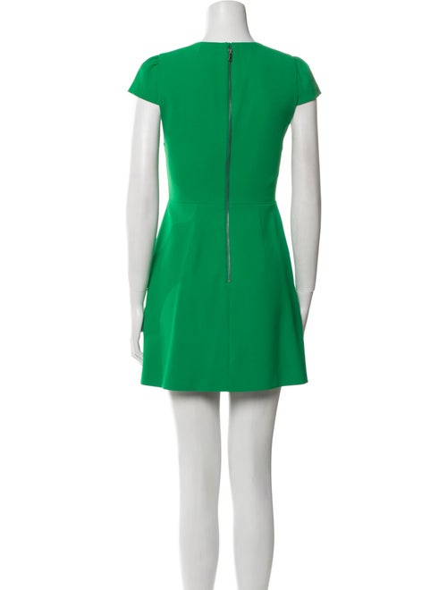 Alice + Olivia Crew Neck Mini Dress