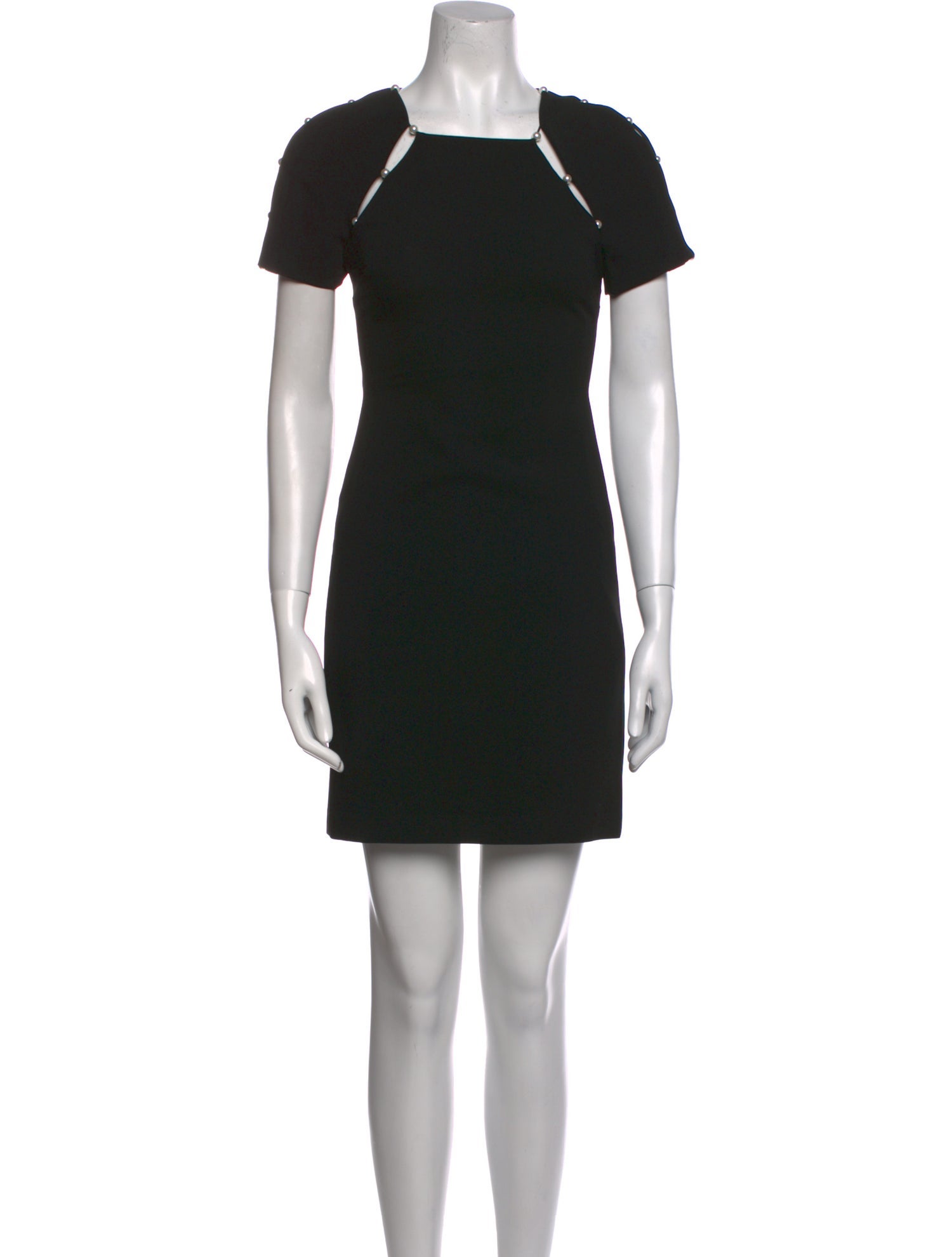 Alice + Olivia Square Neckline Mini Dress