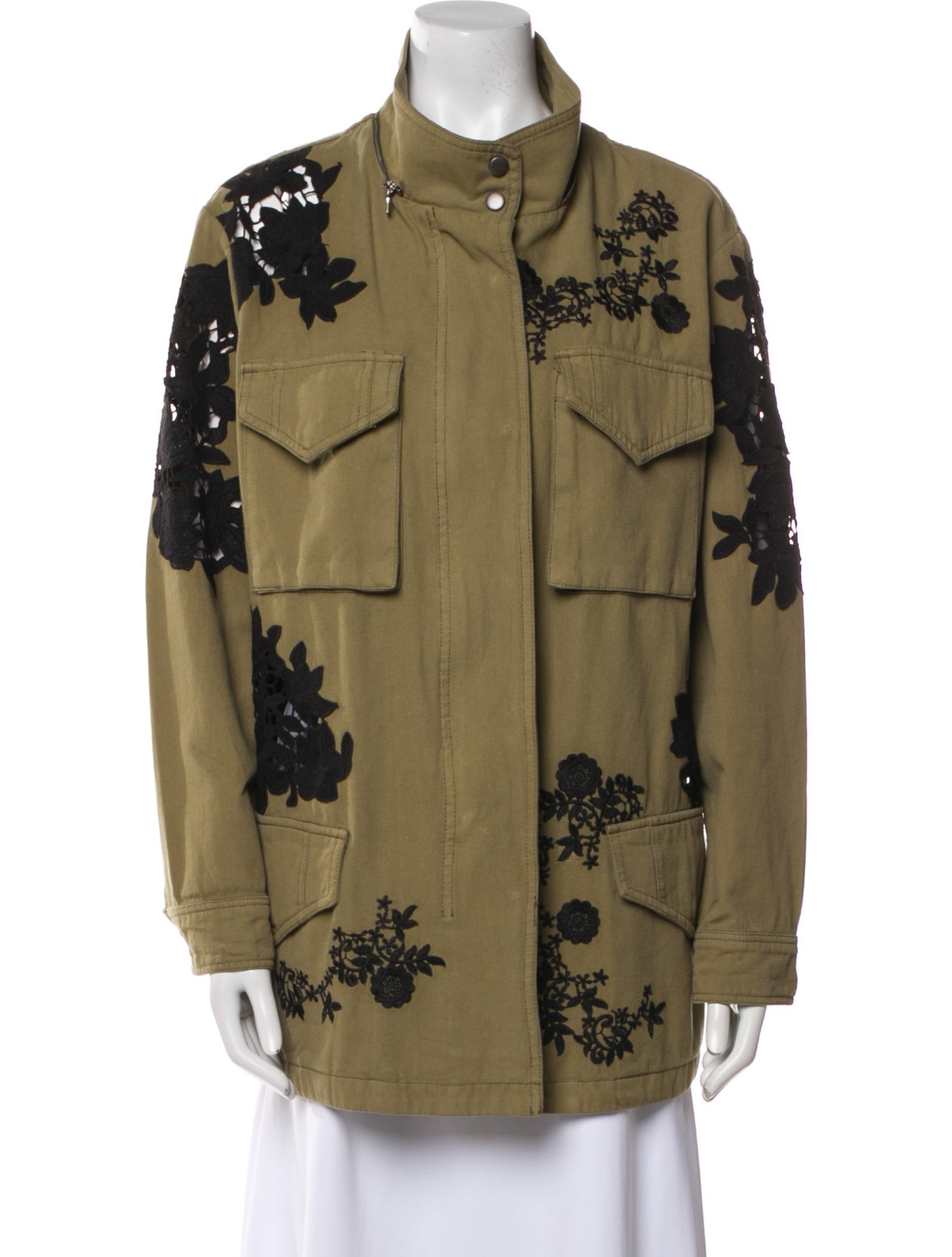 Alice + Olivia Printed Utility Jacket