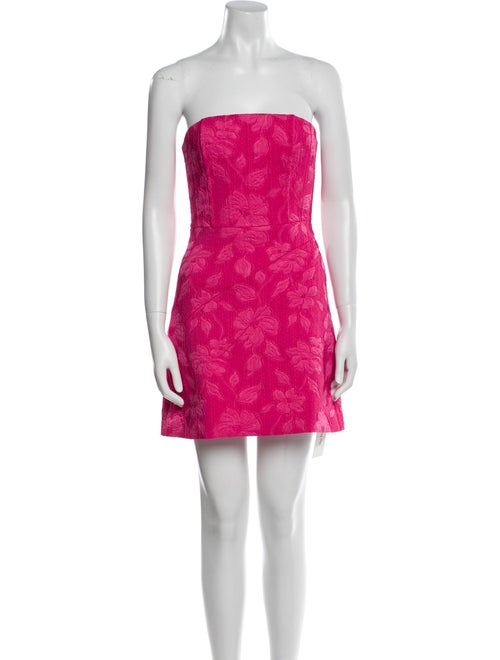 Alice + Olivia Strapless Mini Dress