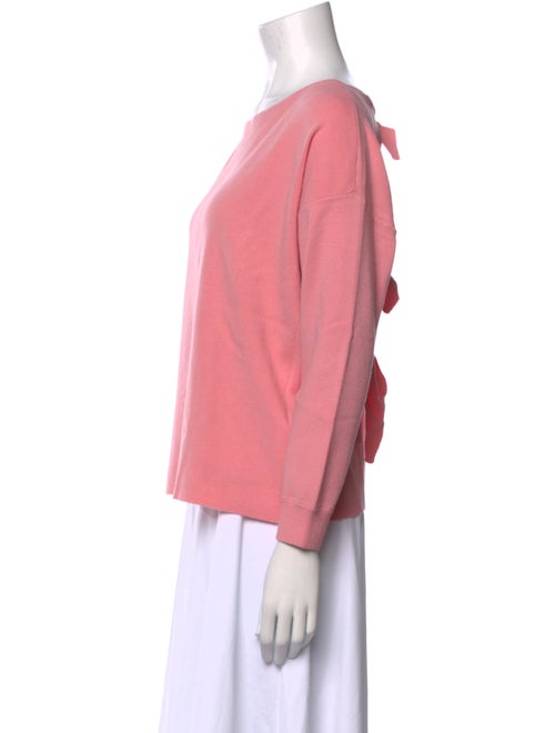 Alice + Olivia Scoop Neck Three-Quarter Sleeve Top