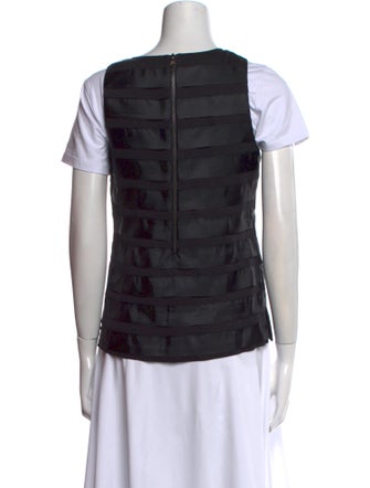 Alice + Olivia Silk Striped Top