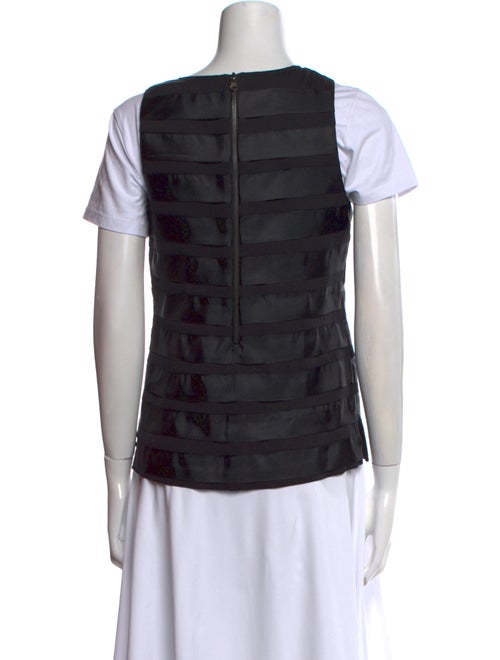 Alice + Olivia Silk Striped Top