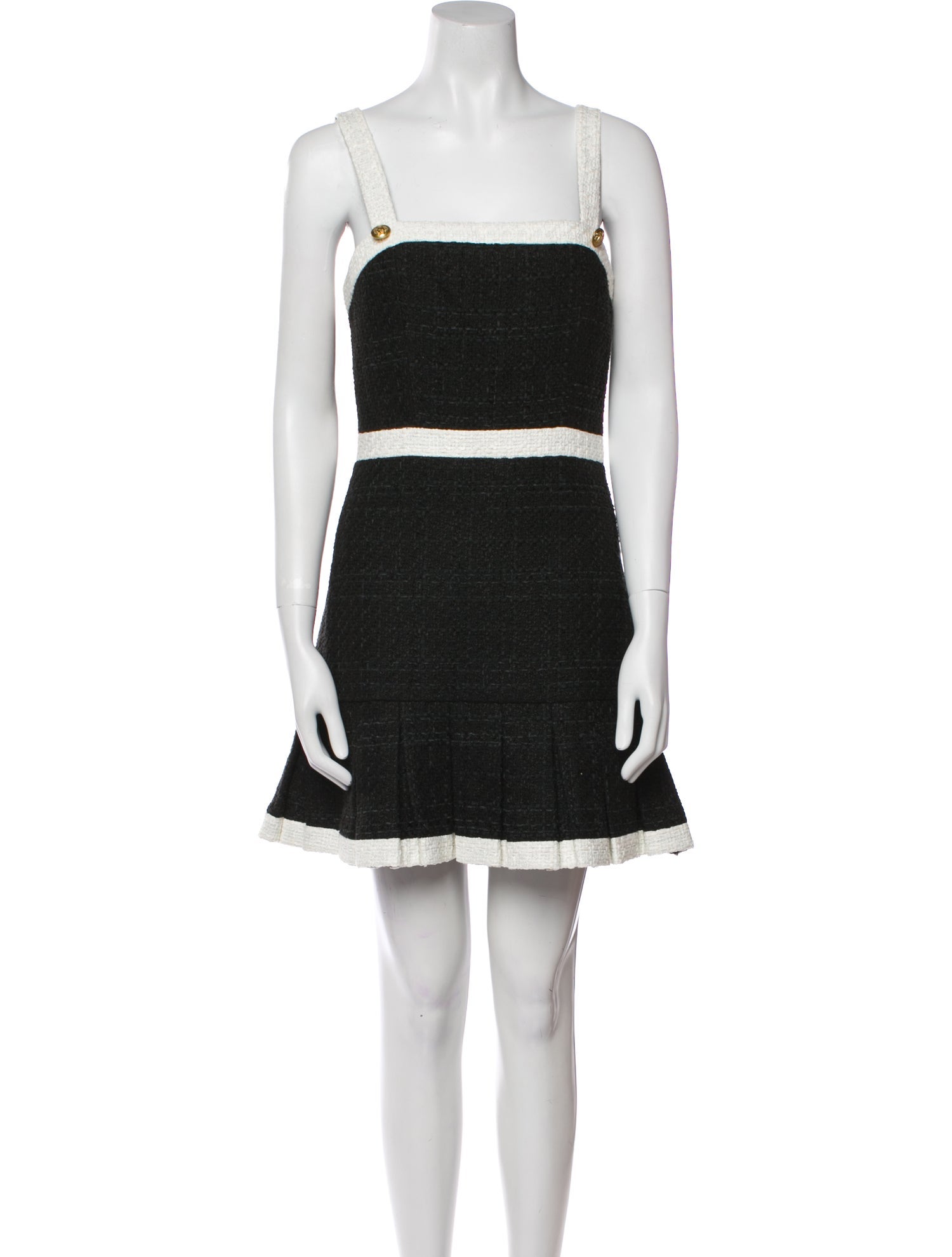 Alice + Olivia Colorblock Pattern Mini Dress