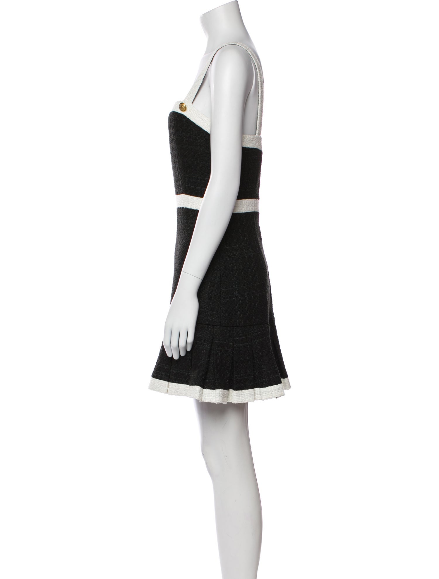 Alice + Olivia Colorblock Pattern Mini Dress