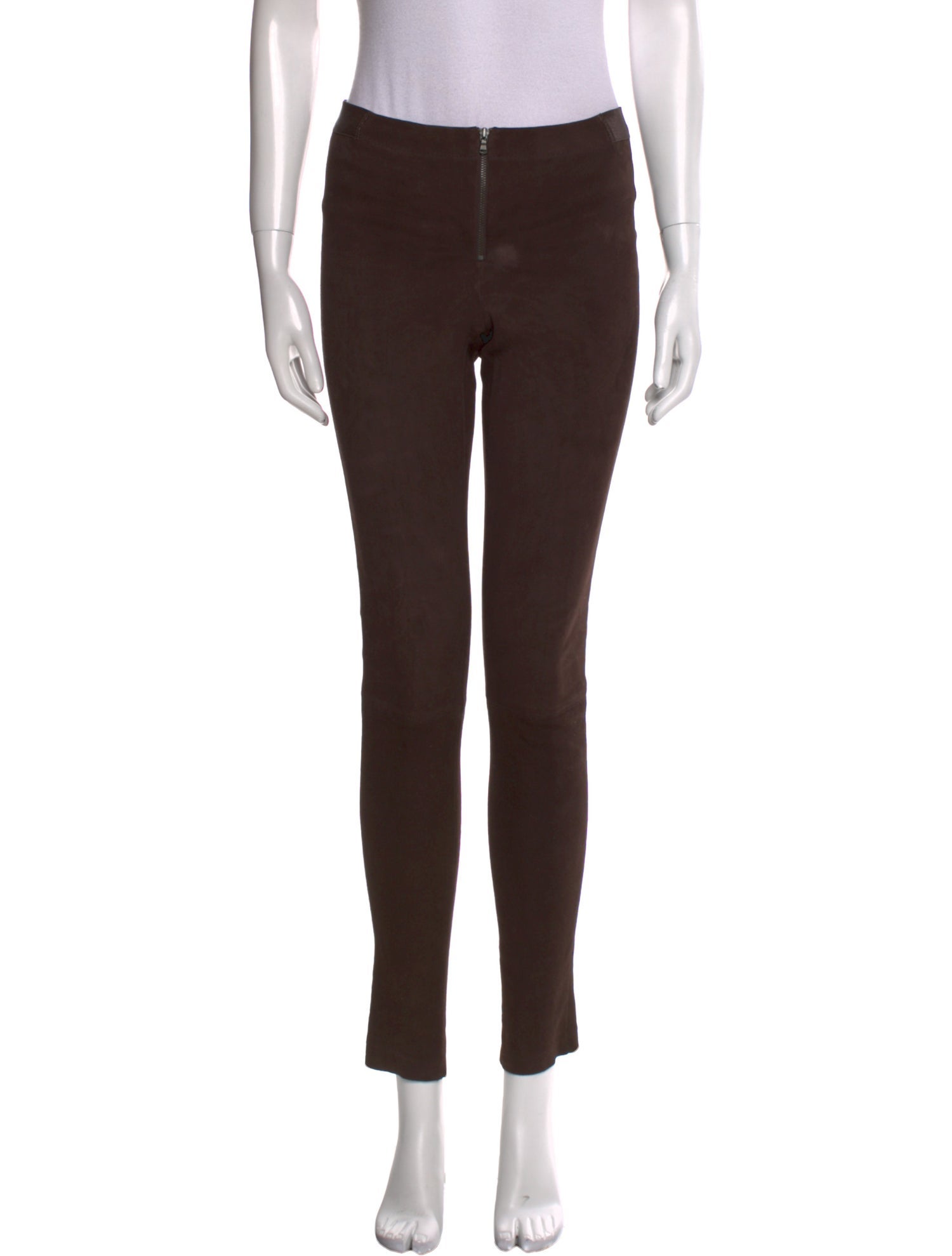 Alice + Olivia Lamb Leather Skinny Leg Pants