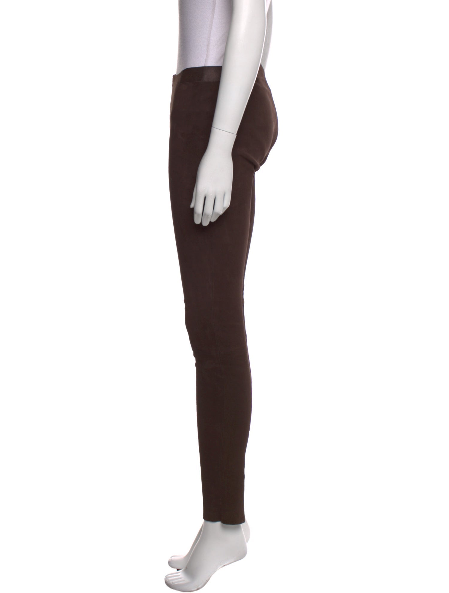 Alice + Olivia Lamb Leather Skinny Leg Pants
