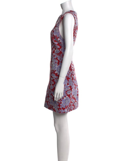 Alice + Olivia Floral Print Mini Dress