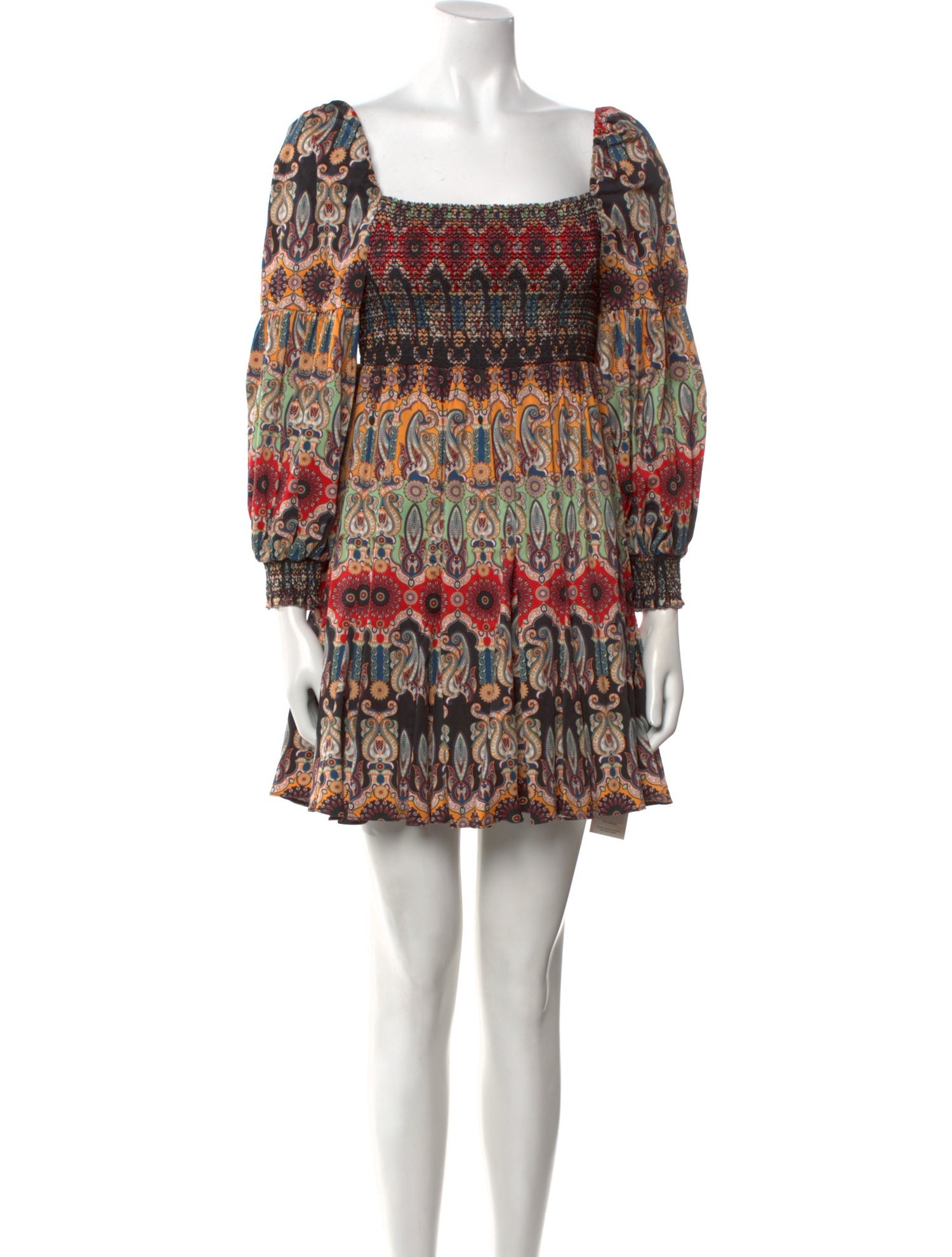 Alice + Olivia Printed Mini Dress w/ Tags