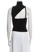 Alice + Olivia Turtleneck Sleeveless Crop Top