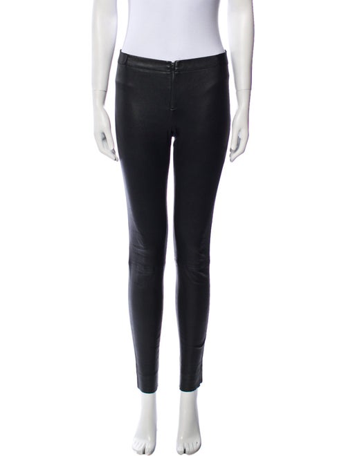 Alice + Olivia Lamb Leather Skinny Leg Pants