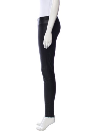 Alice + Olivia Lamb Leather Skinny Leg Pants