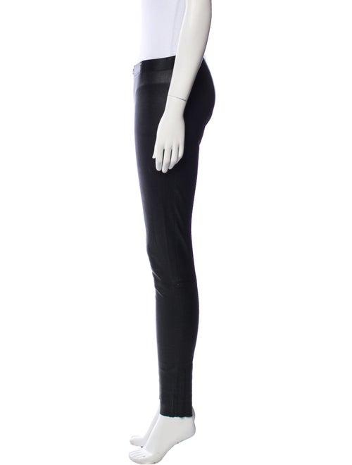 Alice + Olivia Lamb Leather Skinny Leg Pants
