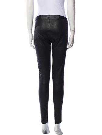 Alice + Olivia Lamb Leather Skinny Leg Pants