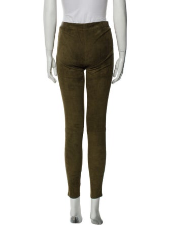 Alice + Olivia Lambskin Skinny Leg Pants