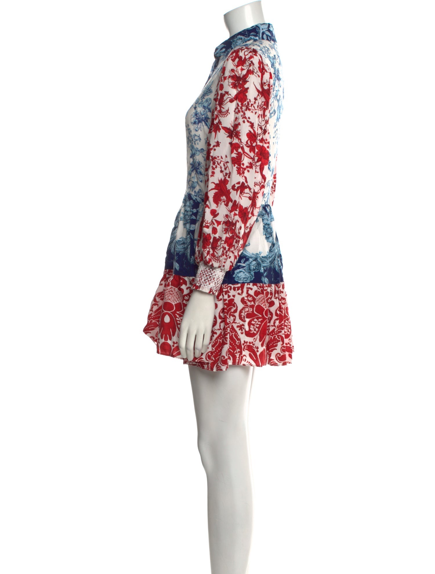 Alice + Olivia Floral Print Mini Dress