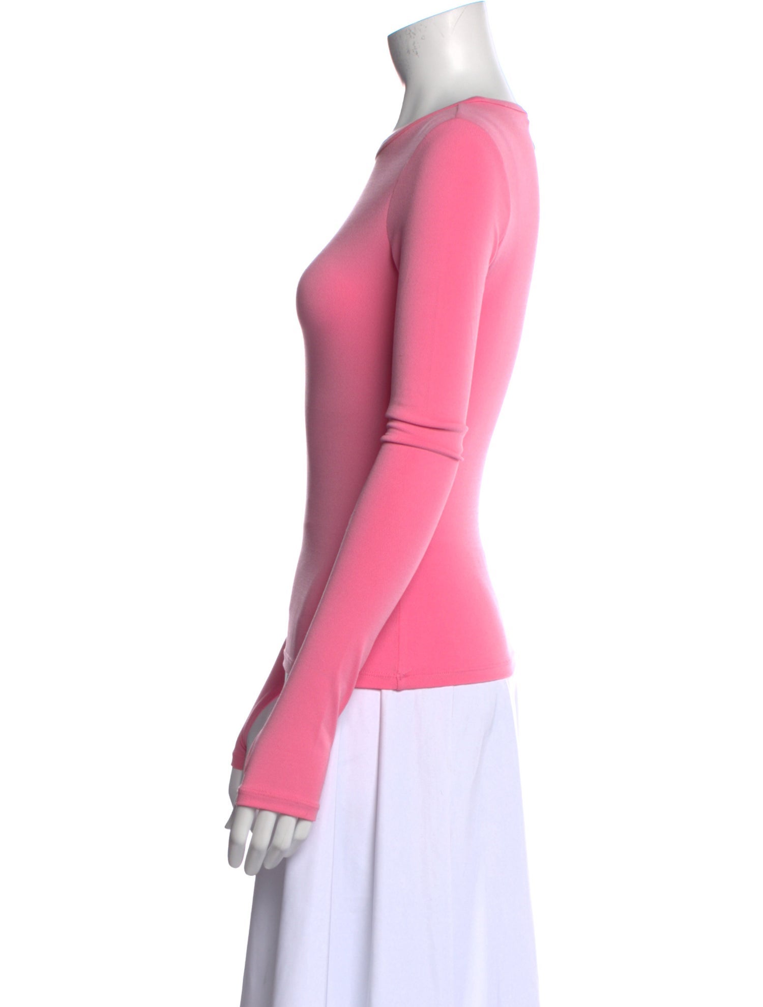 Alice + Olivia Crew Neck Long Sleeve Top