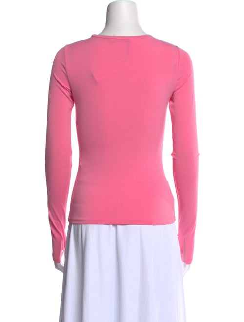 Alice + Olivia Crew Neck Long Sleeve Top