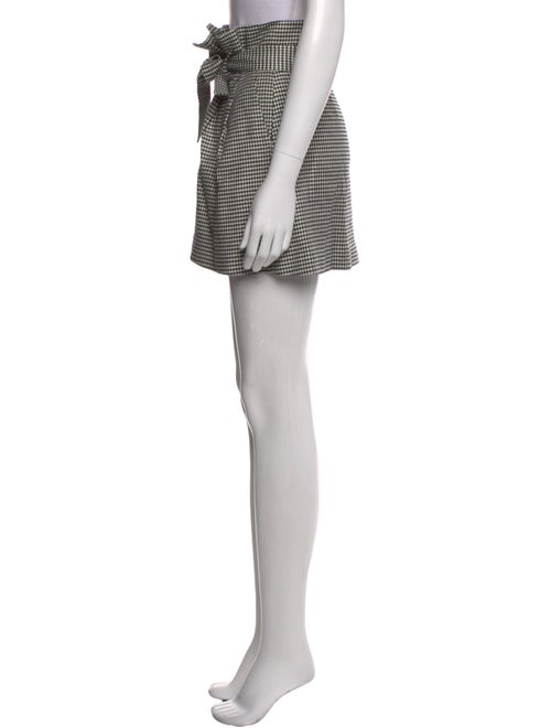 Alice + Olivia Houndstooth Print Mini Skirt