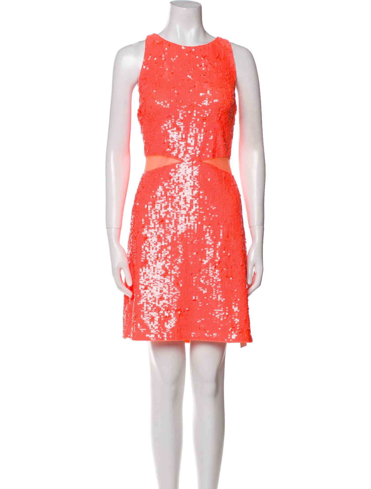 Alice + Olivia Crew Neck Mini Dress