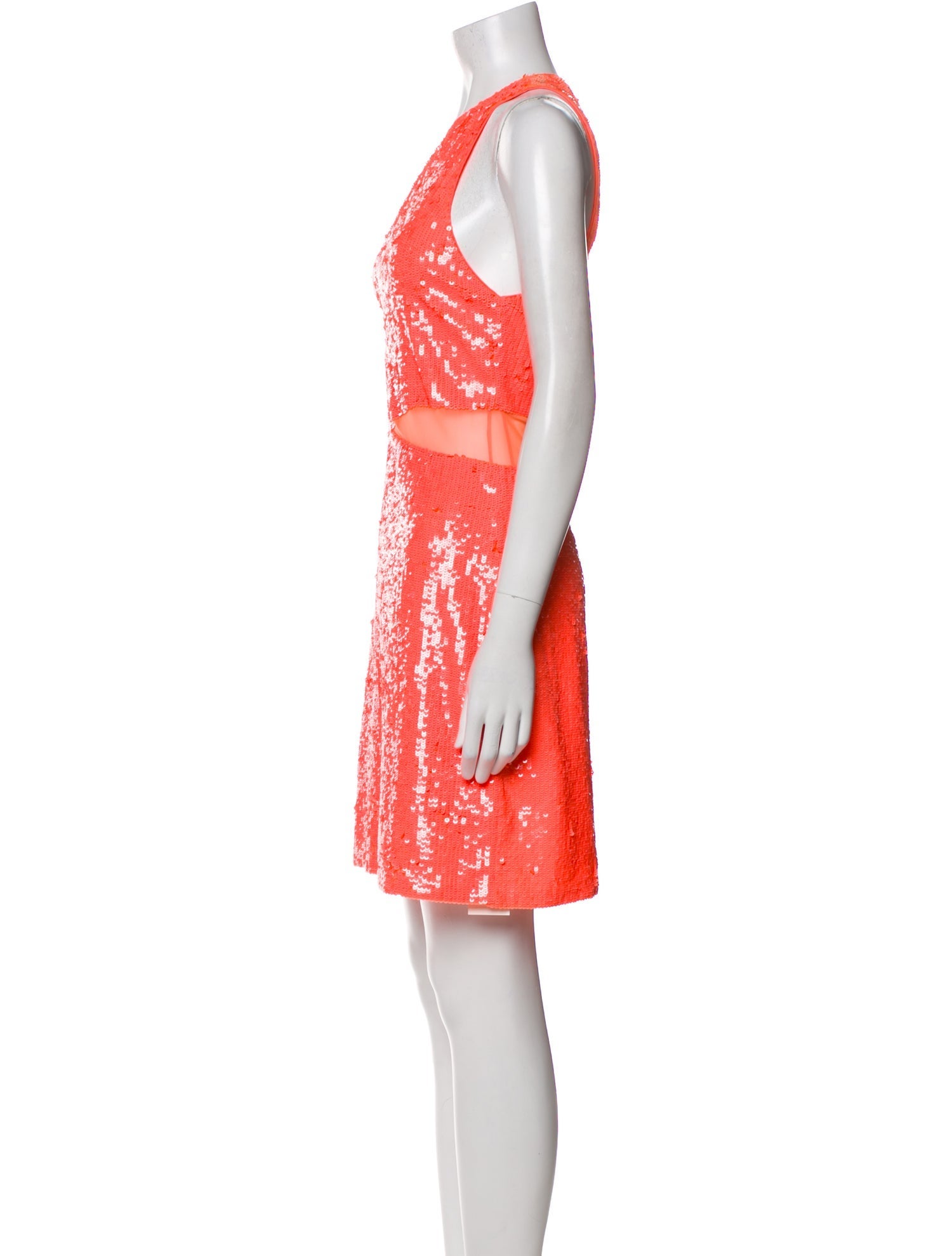 Alice + Olivia Crew Neck Mini Dress