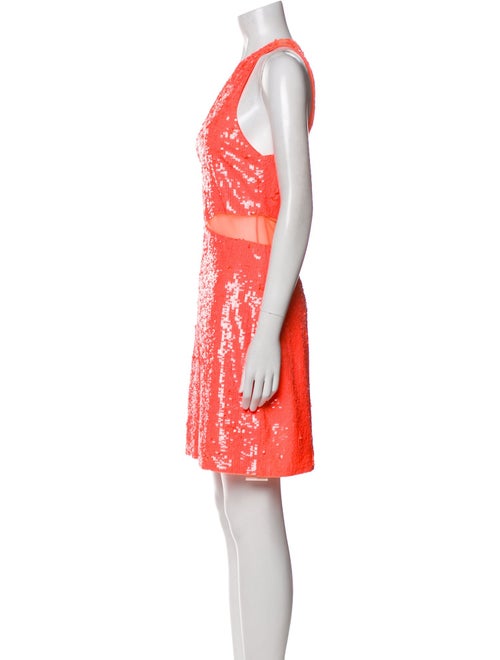 Alice + Olivia Crew Neck Mini Dress