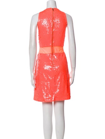 Alice + Olivia Crew Neck Mini Dress