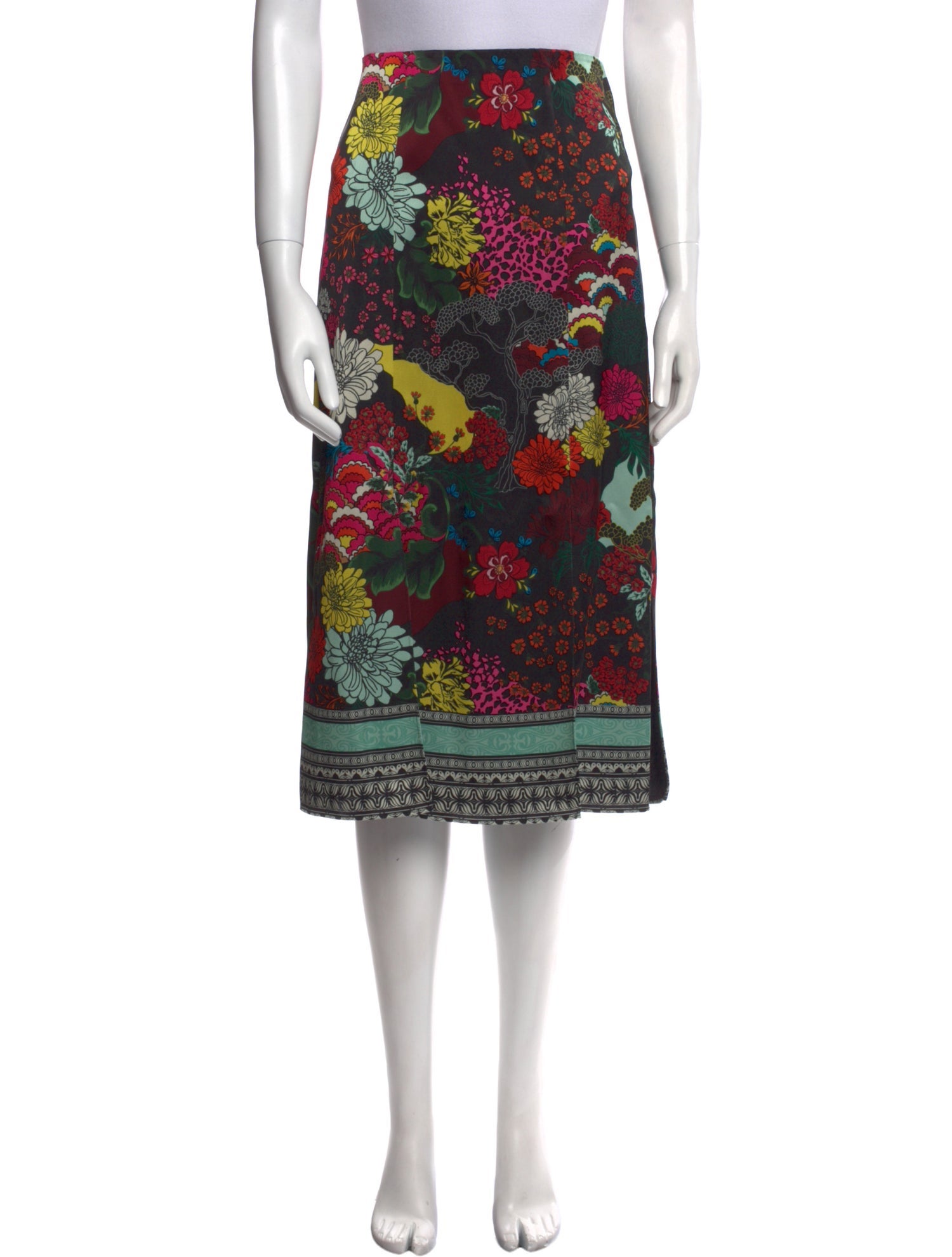 Alice + Olivia Printed Knee-Length Skirt
