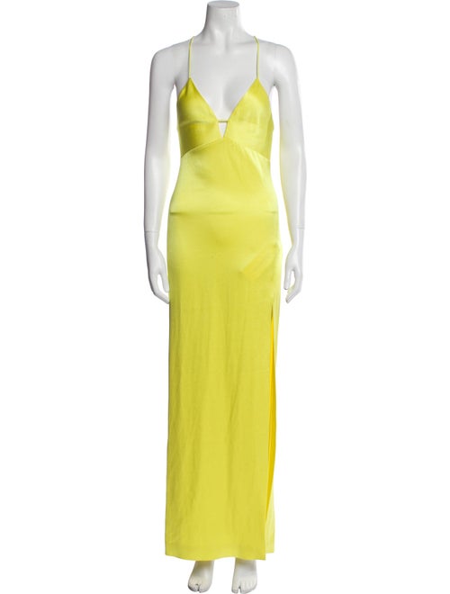 Alice + Olivia V-Neck Long Dress