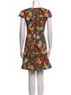 Alice + Olivia Floral Print Mini Dress