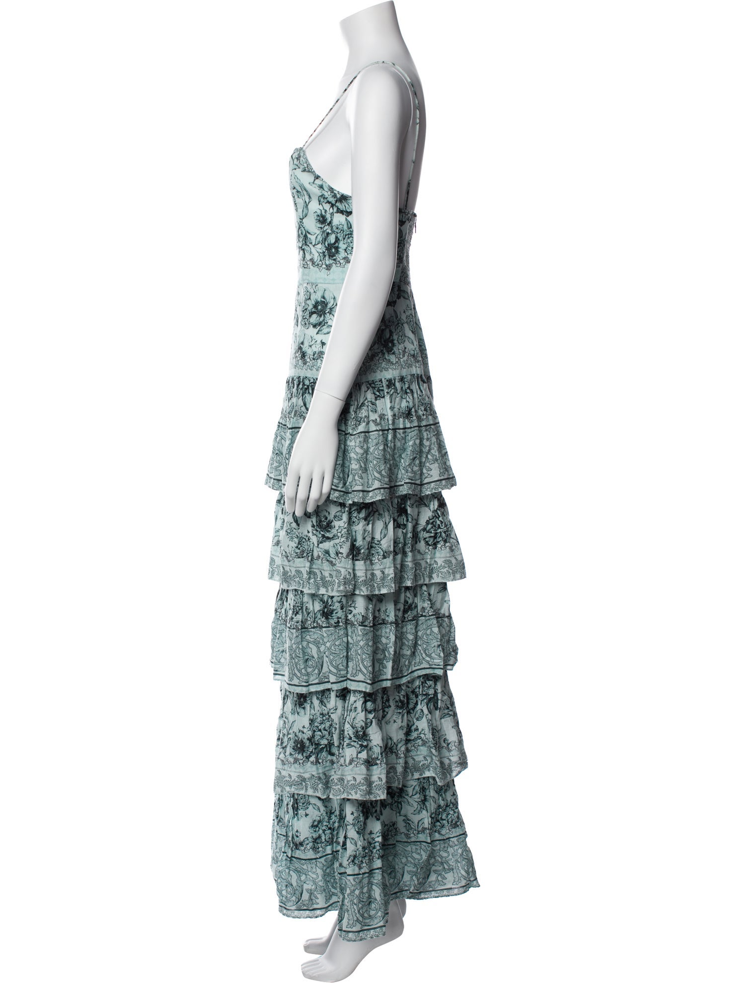 Alice + Olivia Printed Long Dress