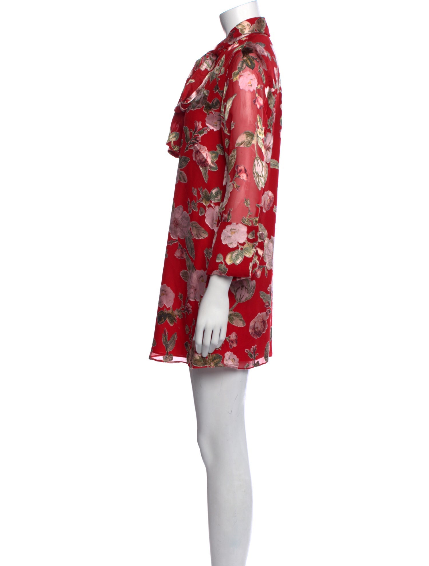 Alice + Olivia Floral Print Mini Dress