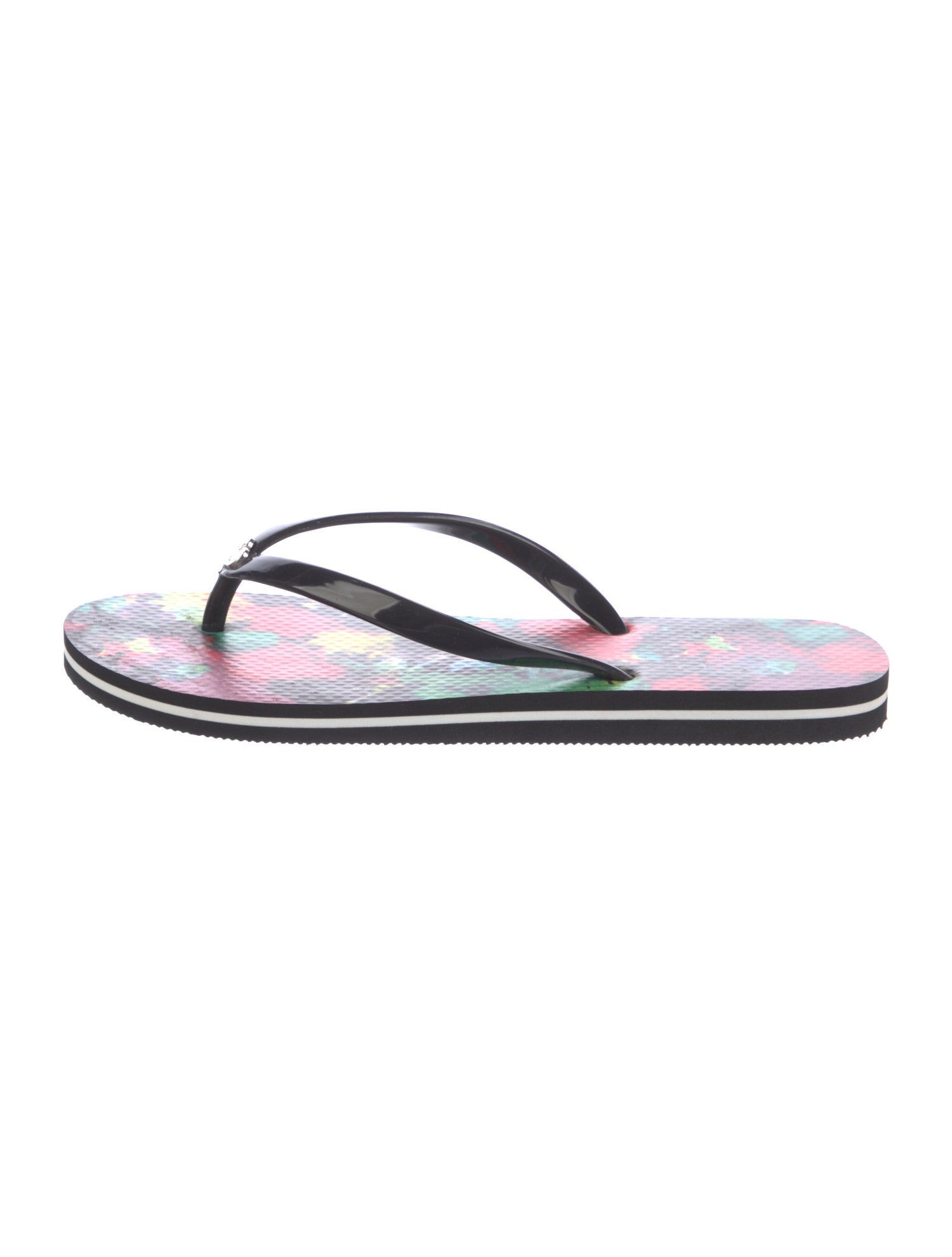 Alice + Olivia Rubber Printed Flip Flops