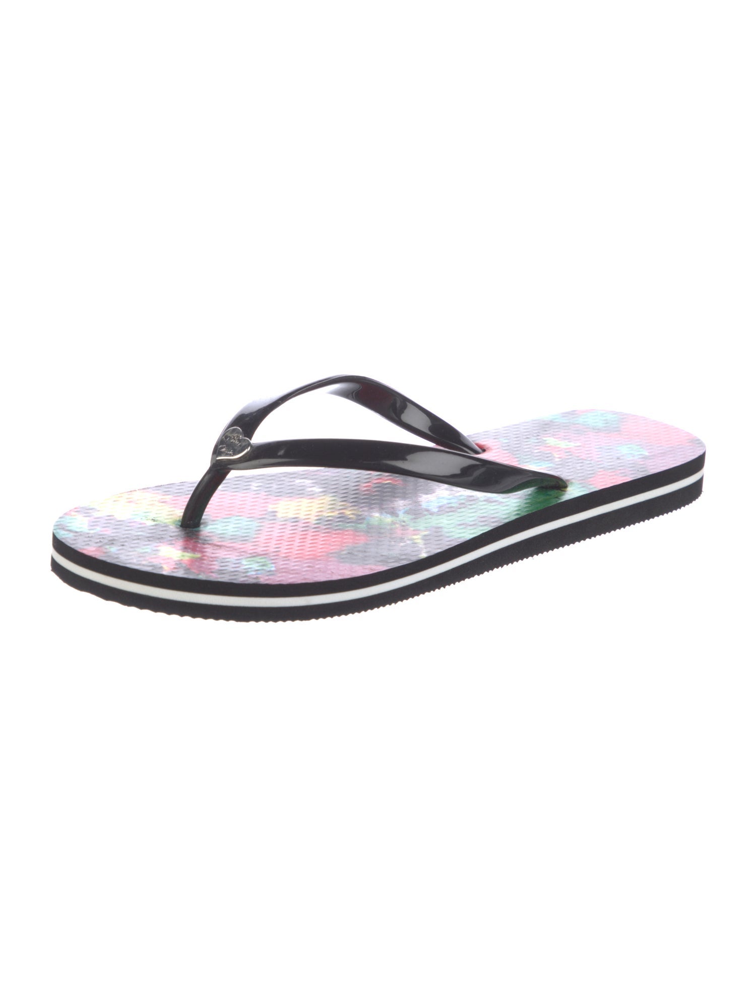 Alice + Olivia Rubber Printed Flip Flops
